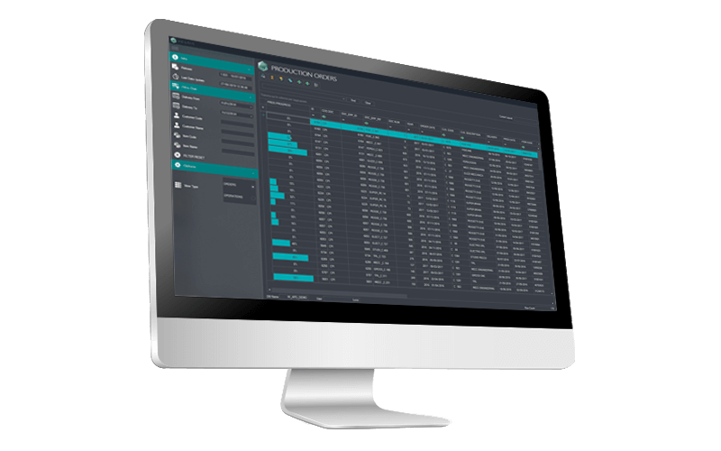 Software di raccolta dati di produzione Heuris, acquisizione dei dati dalle macchine e dagli operatori